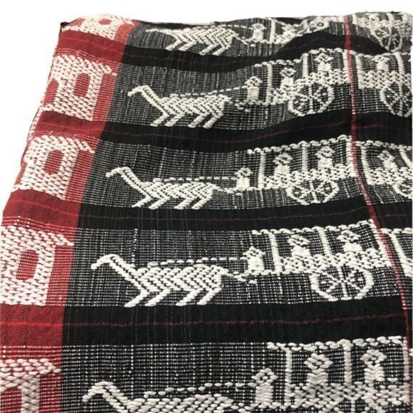 Hand Woven Textile Blanket Fringe Edge Indigenous tinguian tribe Philippines - Picture 10 of 10